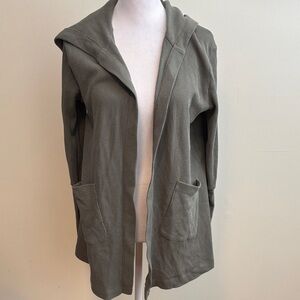 Splendid Olive Hooded Cardigan